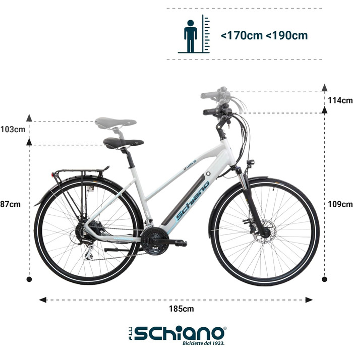 Електровелосипед F.lli Schiano E-Wave 28