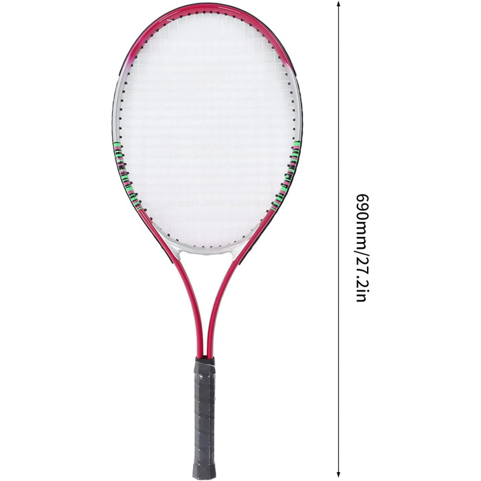 Тенісний ракетковий спортивний інвентар EVTSCAN, 27 дюймів, професійний, з алюмінієвого сплаву, для початківців та досвідчених гравців