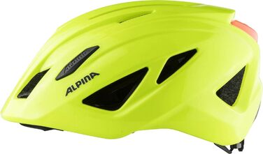 ALPINA PICO FLASH – дитячий велосипедний шолом зі світлодіодним підсвічуванням, легкий, ударостійкий, з антимоскітною сіткою, глянцевий, розмір 50-55 см