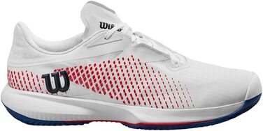 Тенісне взуття Wilson KAOS Swift 1.5 Clay для чоловіків (46 2/3 EU, білий, блакитний, червоний Wilson)