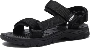 Чоловічі трекінгові сандалі SYKT для туризму та відпочинку на природі (чорні, 43 EU)
