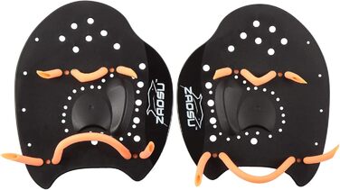 ZAOSU Ручні ласти для плавання | Тренувальні ласти для плавців та триатлонів, підходять для дітей та дорослих (Помаранчевий, M)