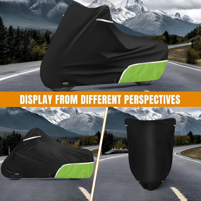 Водонепроникний чохол для мотоцикла 420D Oxford, сумісний з Kawasaki Z900, Z1000, Z750, ER6N, Z800, Vulcan S (без багажника)