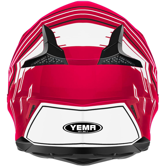 Мотошолом повнолицевий Yema YM-915 для даунхілу, ендуро, квадроциклів, MTB, BMX, сертифікат ECE, для дорослих, унісекс, розмір S, QR