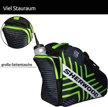 Сумка для ковзанів Sherwood Greenline: для ковзанів, роликів та хокею