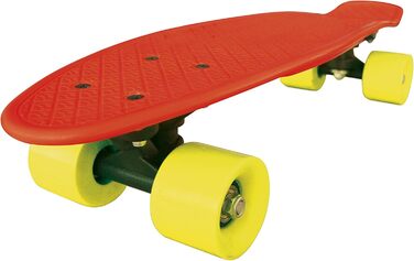 Скейтборд Street Surfing New Fizz Board універсальний червоно-жовтий