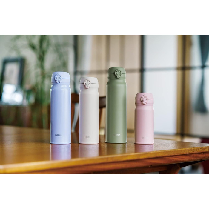 Термос Thermos JNL-756 SMB 750 мл, вакуумний, нержавіюча сталь, для гарячих і холодних напоїв, легке очищення, колір димчасто-чорний