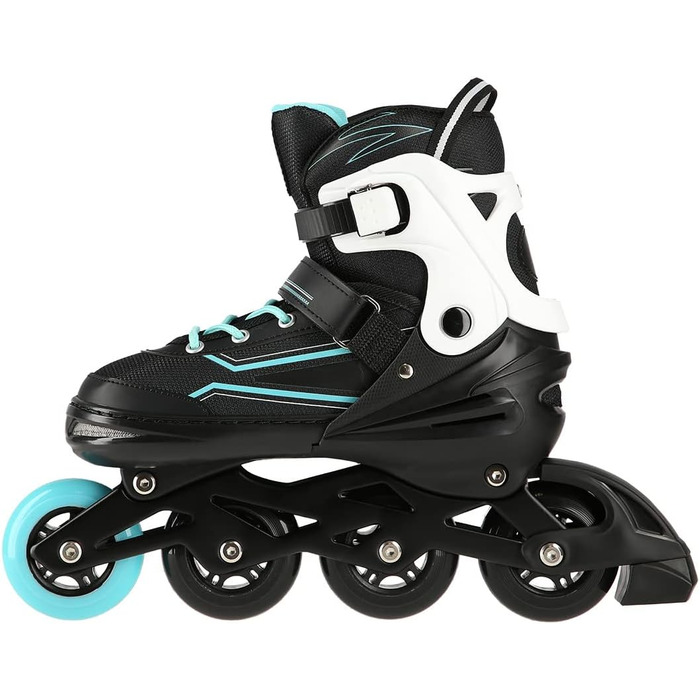 Інлайнерочки Nils для дівчаток, ABEC 7, регульовані, розмір 35-38, блакитні