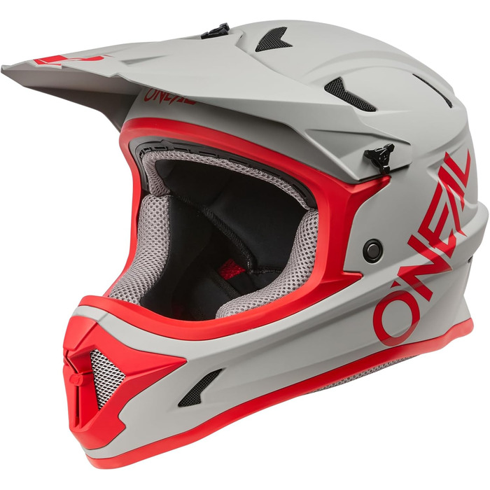 Шолом O'NEAL SONUS SOLID сірий/червоний