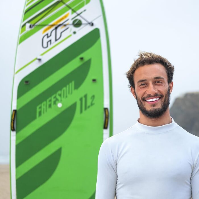 Надувна SUP-дошка Hydro-Force 3,3 м з комплектом для каяка, кілька стилів, повний набір, сидіння для каяка, універсальна дошка для веслування стоячи та сидячи