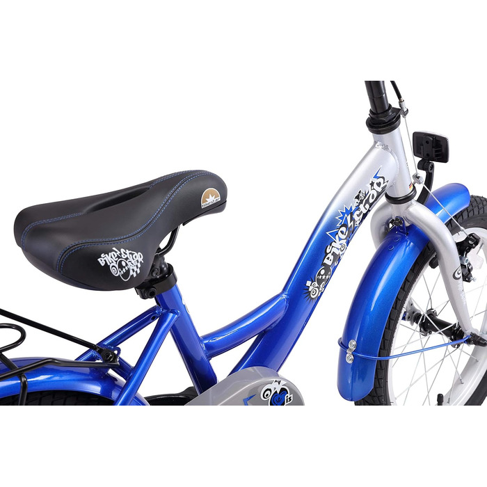 Дитячий велосипед BIKESTAR 16 дюймів для хлопчиків і дівчаток від 4-5 років, класичний, безпечний, тестування без ризику