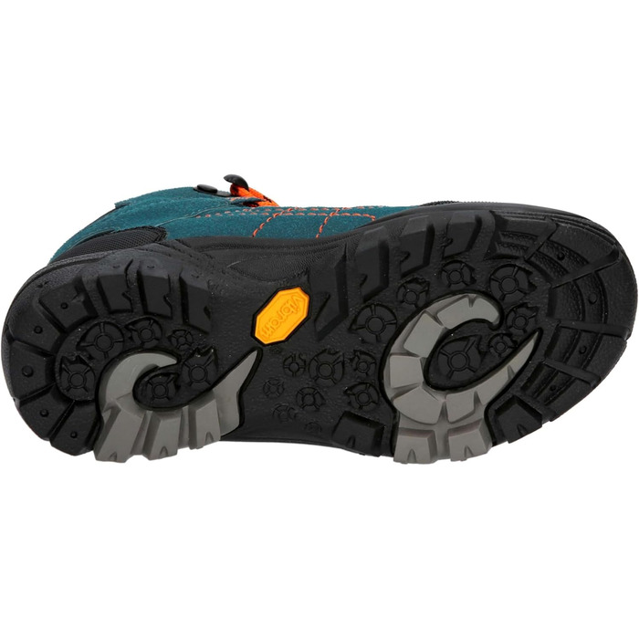 Черевики трекінгові дитячі Brütting Mount Shasta Unisex (34 EU, Petrol Schwarz Orange)