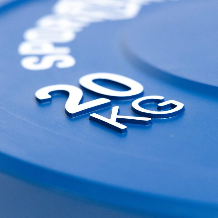 Бамперні диски Sporttrend 24 2 x 20 кг для штанги, гумові вагові пластини для фітнесу, тренувань, важкої атлетики