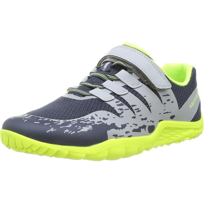 Кросівки Merrell Trail Glove 5 A/C для занять спортом (38 EU, сірий, темно-синій, лимонний)