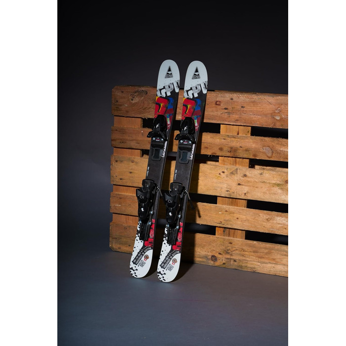 Лижні дитячі GPO Snowblade Snowkid 99 см | Короткі лижі з кріпленням Tyrolia SR-10 | Для дітей та дорослих