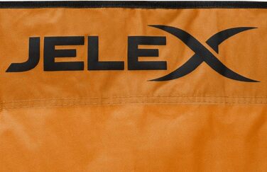 Кемпінговий стілець JELEX Expedition зі спинкою, підлокітниками та тримачем для напоїв, простий механізм складання. Водо- та брудовідштовхуючий, колір: зелений