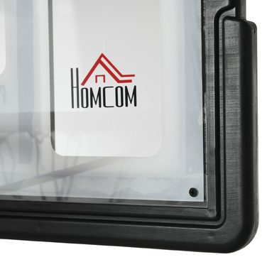 Баскетбольне кільце HOMCOM регулюється по висоті 260-310 см з функцією кочення, стійка підставка для саду та спортивного майданчика