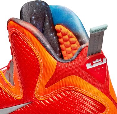 Кросівки баскетбольні Nike Lebron IX для жінок, 37.5 EU, помаранчевий, з відбиваючими елементами