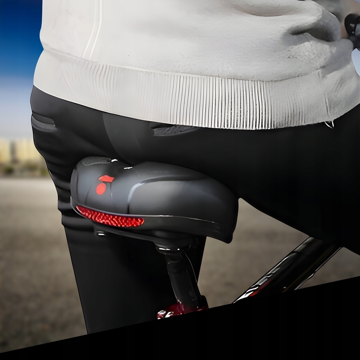 М'яке велосипедне сідло: спортивне, широке, з вентиляцією та відбивачем