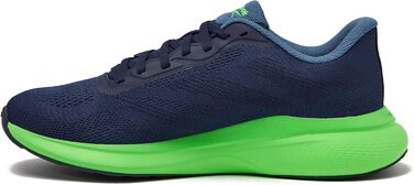 Кросівки Reebok Energen Run 4 для чоловіків, легкі атлетичні кросівки (43 EU, Vector Navy Twilight Blue Solar Lime)
