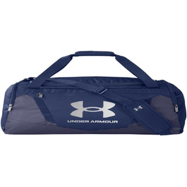 Спортивна сумка Under Armour Undeniable 5.0 Small (40L) сіра/темно-синя/біла