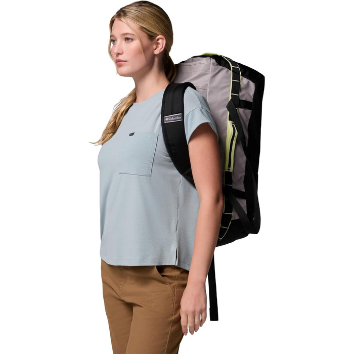 Спортивна сумка Columbia Landroamer 40L унісекс, сіра Flint Grey/Black/Citron Haze