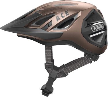 Велосипедний шолом ABUS Urban-I 3.0 ACE з LED-ліхтарем, магнітною застібкою, подовженим козирком, унісекс, спортивний