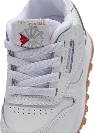 Дитячі кросівки Reebok Classic Leather для гімнастики (21 EU, білий)