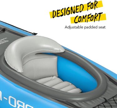 Надувний каяк Bestway Hydro-Force Cove Champion X1 275x81x45 см, комплект