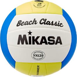 М'яч для волейболу Mikasa Beach Classic, 5-панельний, кольоровий