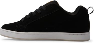 Кросівки DC Court Graffik Low Top Casual Skate Shoe, чорно-білі (40 EU, Black Gold)