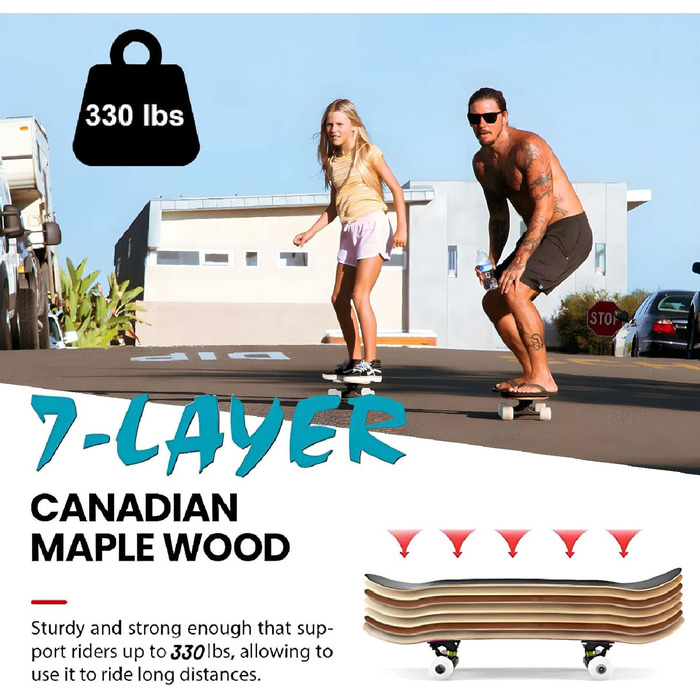 Скейтборд ANYFUN Pro Complete 31x8
