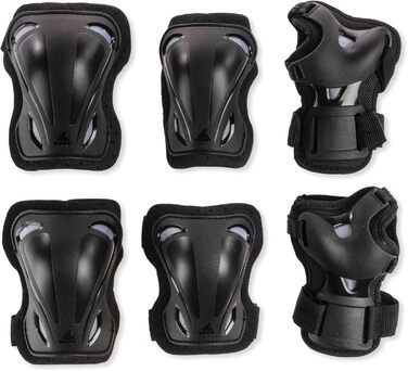 Захисний комплект Rollerblade Skate Gear 3 для дорослих, унісекс, S, чорний