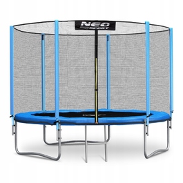 Садовий батут Neo-Sport 6ft/183см із зовнішньою сіткою та драбиною