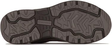 Чоловічі кросівки Skechers Vigor 2.0 для тренувань, шкіряні, з устілкою Memory Foam, коричневі (Stone Suede Synthetic Brown Trim), розмір 41.5 EU