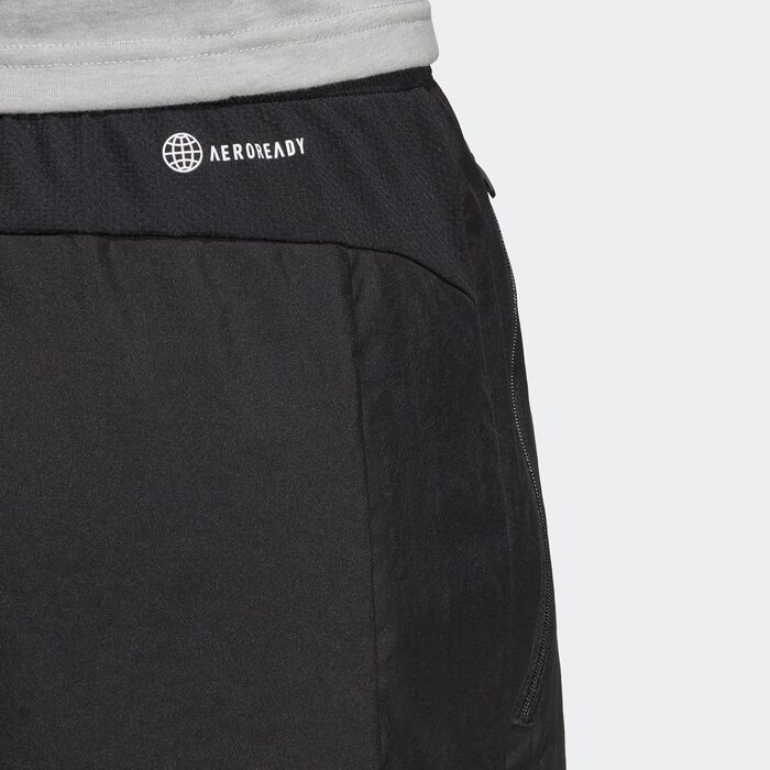 Чоловічі тренувальні шорти Adidas Train Essentials Woven, чорні з білим, 7 дюймів, розмір S