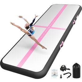 Airtrack мат 3м x 10см з електронасосом 600W для гімнастики, йоги та фітнесу