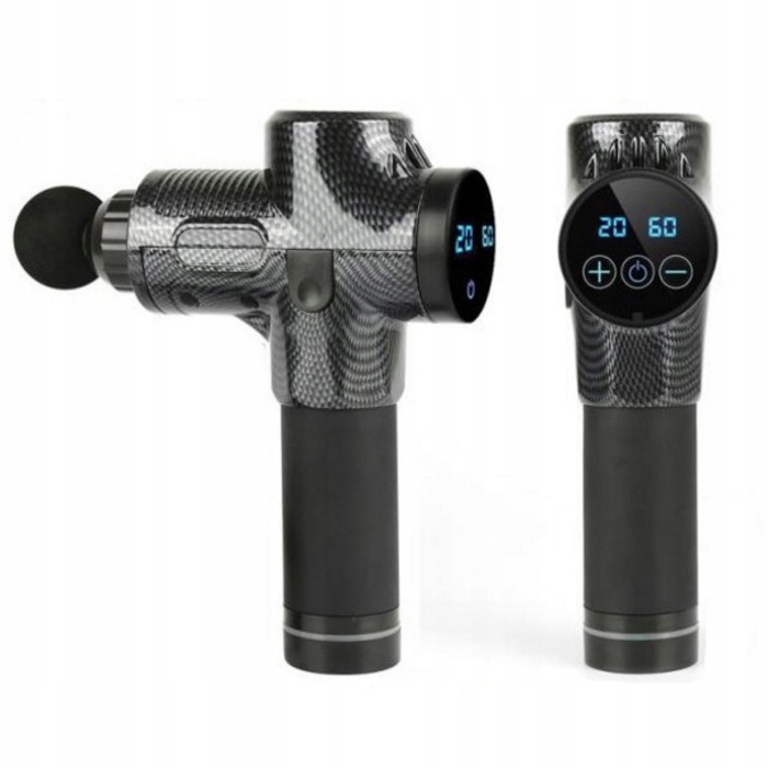 Перкусійний масажер Massage Gun з 6 насадками