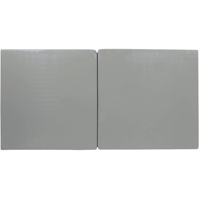 Складаний гімнастичний мат Grevinga® 200x100x8 см, сірий, м'який (RG 35)