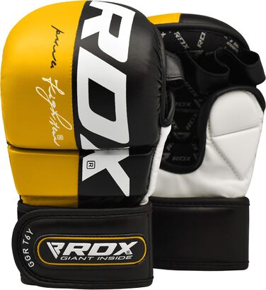RDX рукавички для MMA, спарингів та бойових мистецтв, відкриті, вентильовані, для чоловіків і жінок