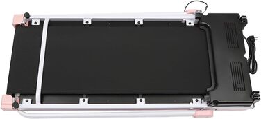 Електрична бігова доріжка складна Laufband, компактний Walking Pad 0,65–2 к.с., макс. 10 км/год, LED-дисплей, 20-дюймовий біговий ремінь, до 100 кг, для дому, офісу, спортзалу