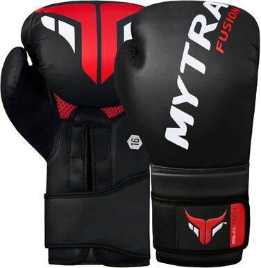 Боксерські рукавички Mytra Fusion 10-16oz для MMA, Муай Тай, кікбоксингу та спарингів, чоловічі та жіночі, тренувальні