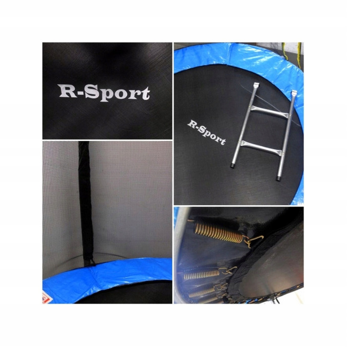 Садовий батут R-Sport 183 см (6 фт) із захисною сіткою та драбиною