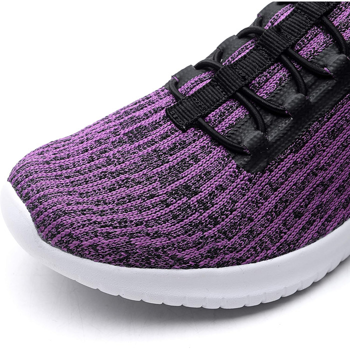 Кросівки жіночі TIOSEBON slip-on, фіолетові, легкі, дихаючі, для спорту та прогулянок, розмір 44 EU