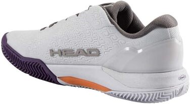 Кросівки футзалу HEAD Revolt Pro 5.0 Clay Men WHBK (43 EU, сіро-фіолетові)