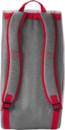 Сумка Wilson 56x29x31 см, сіро-червона, спортивна