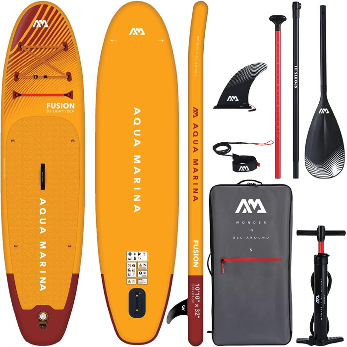 Надувна SUP-дошка Aqua Marina Fusion 2024, комплект для веслування