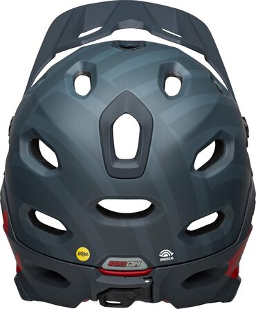 Велошолом Bell Super DH Spherical Prime матовий синьо-червоний, для даунхілу, розмір L