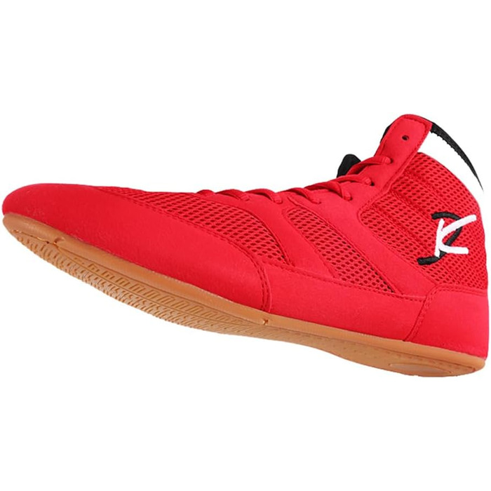 Кросівки для боротьби, боксерські кросівки, гумова підошва, для чоловіків, жінок та дітей, дитячі (42 EU, червоні)