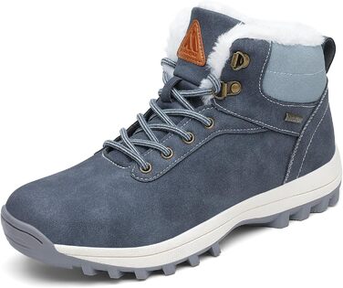 Зимові чоботи для чоловіків та жінок. Теплі зимові чоботи Outdoor, снігоступи, утеплені (44 EU, Синій)